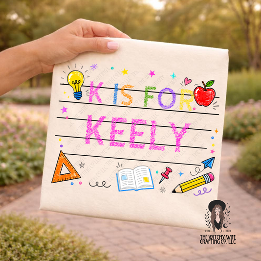 (LETTER) IS FOR (NAME)