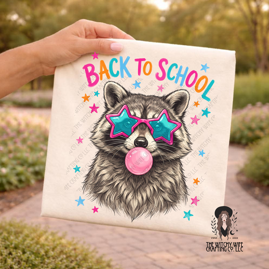 BACK TO SCHOOL RACCOON