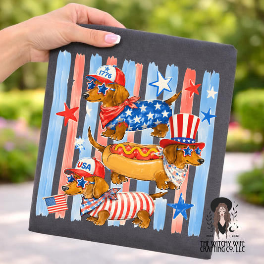 4TH OF JULY WIENER DOGS