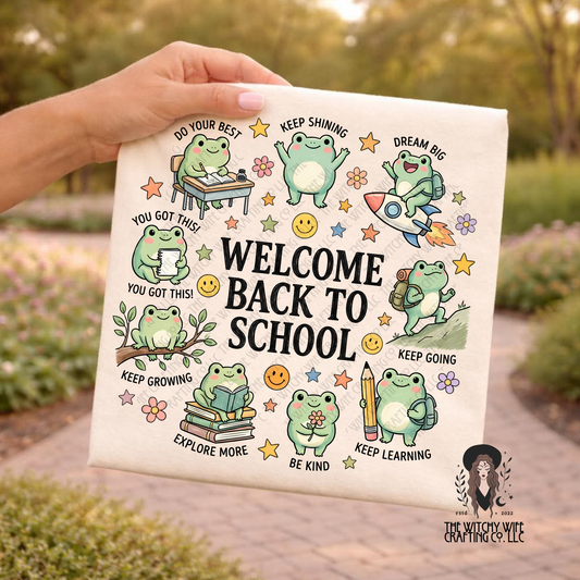 BACK TO SCHOOL FROGS