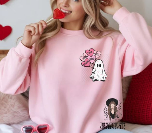 GHOST POCKET HEART BALLOONS