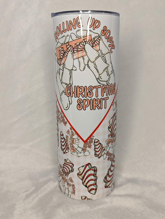 20oz TUMBLER - ROLLIN UP CHRISTMAS SPIRIT
