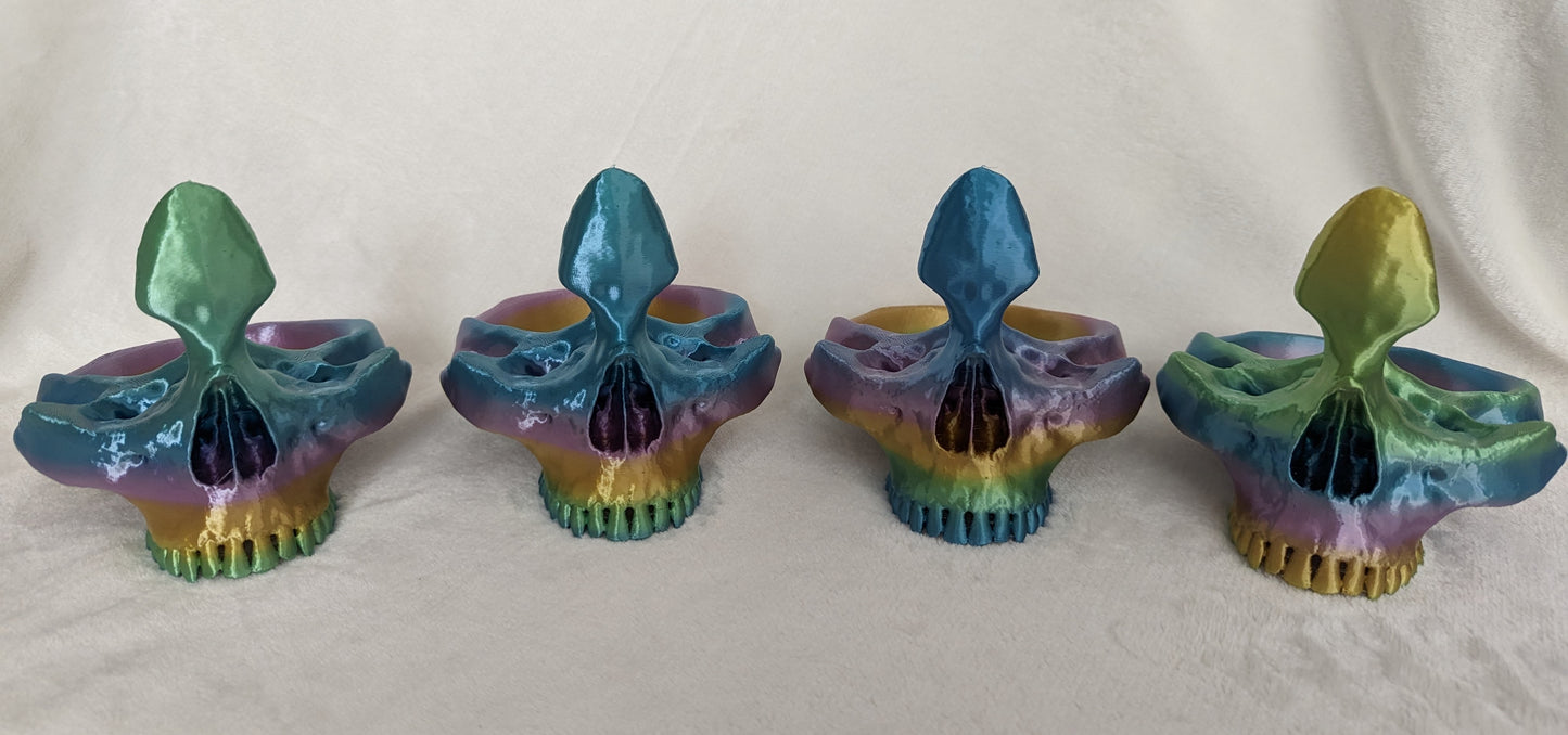 3D Skull eye glass holder