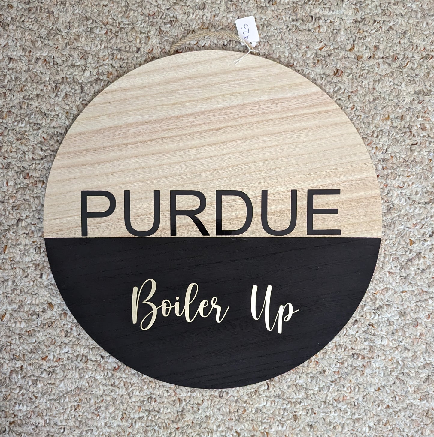 15" Hanging wood door sign