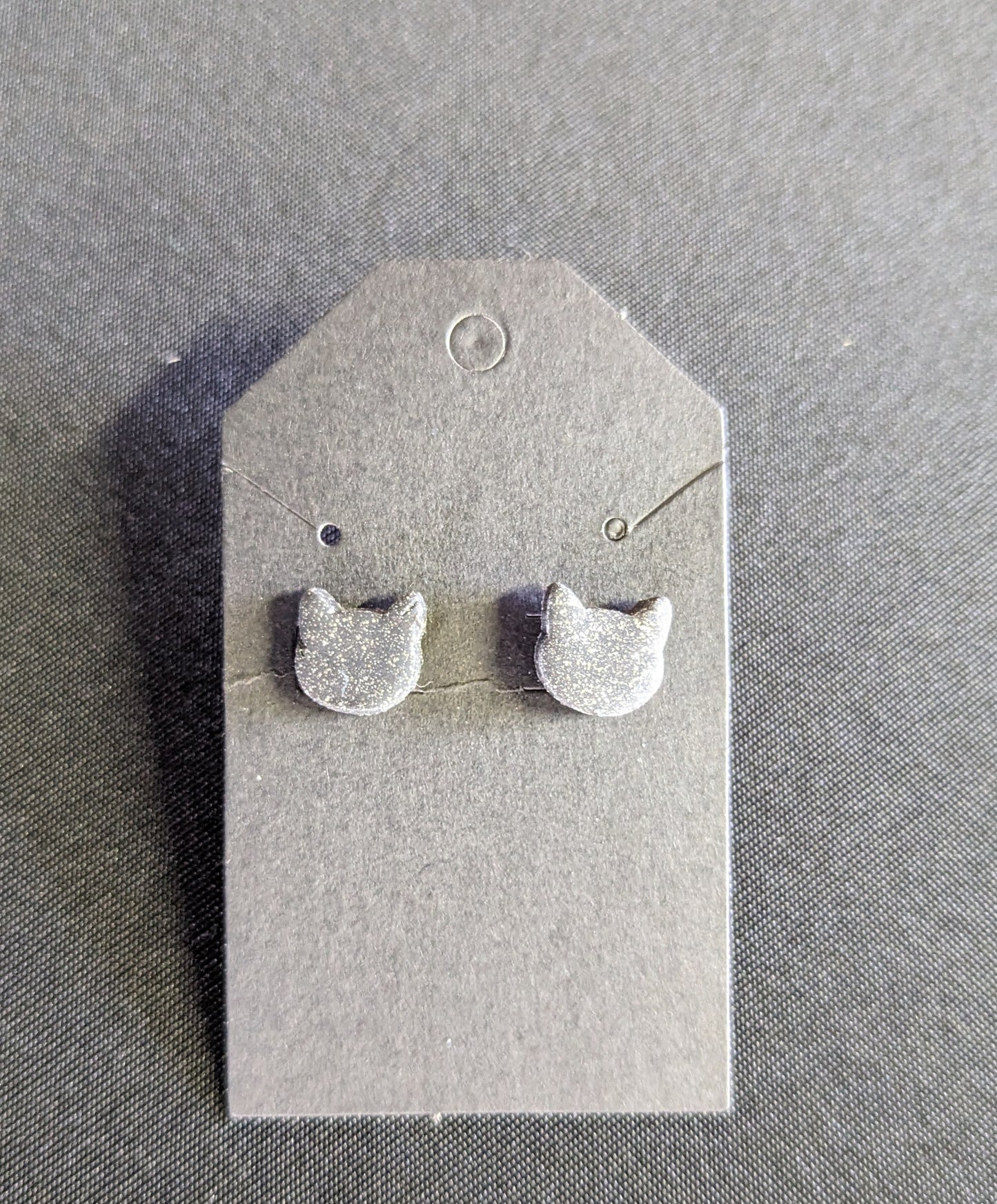 Handmade clay earring - studs