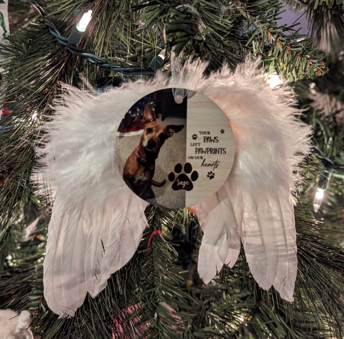 Angel wing ornaments