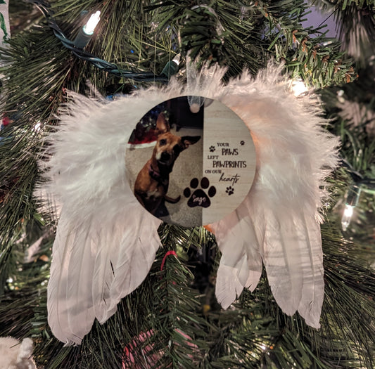 Angel wing ornaments