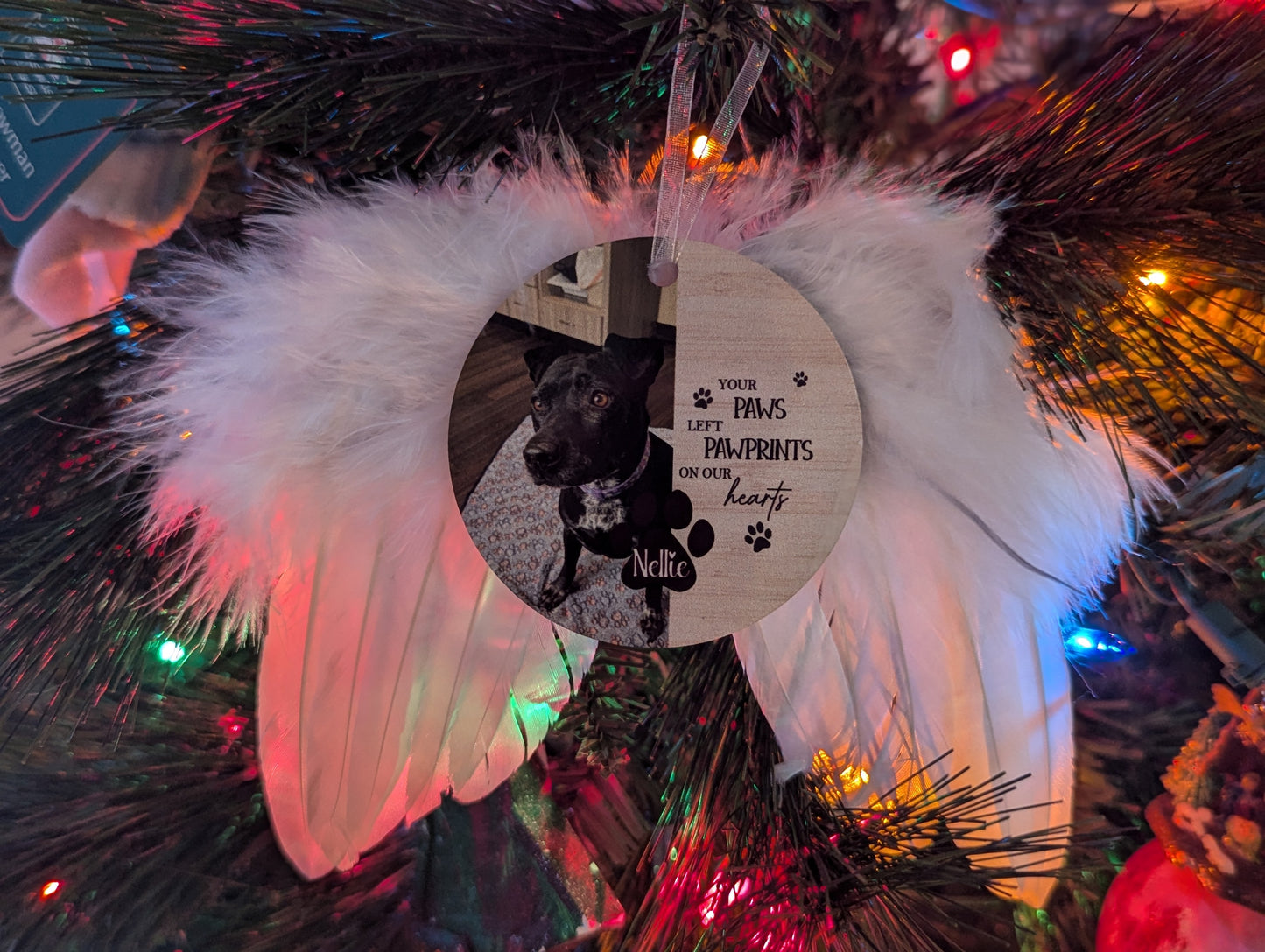 Angel wing ornaments
