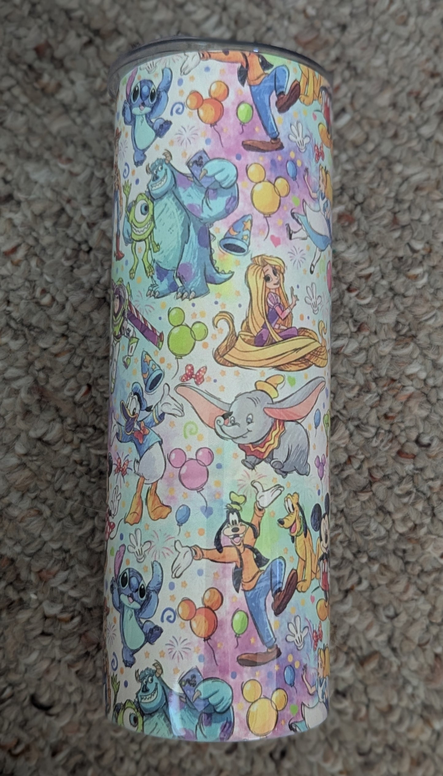 20oz TUMBLER - DIS CHARACTERS