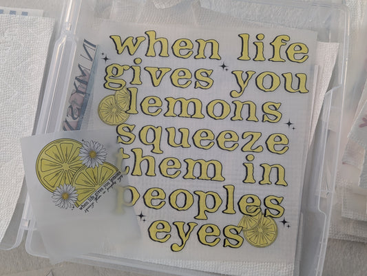 DTF -LEMONS W/ POCKET