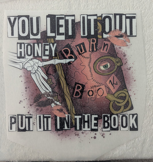 DTF - LET IT OUT BOOK