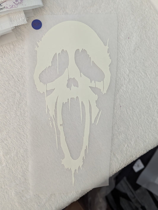 DTF - GHOST FACE GLOW IN DARK