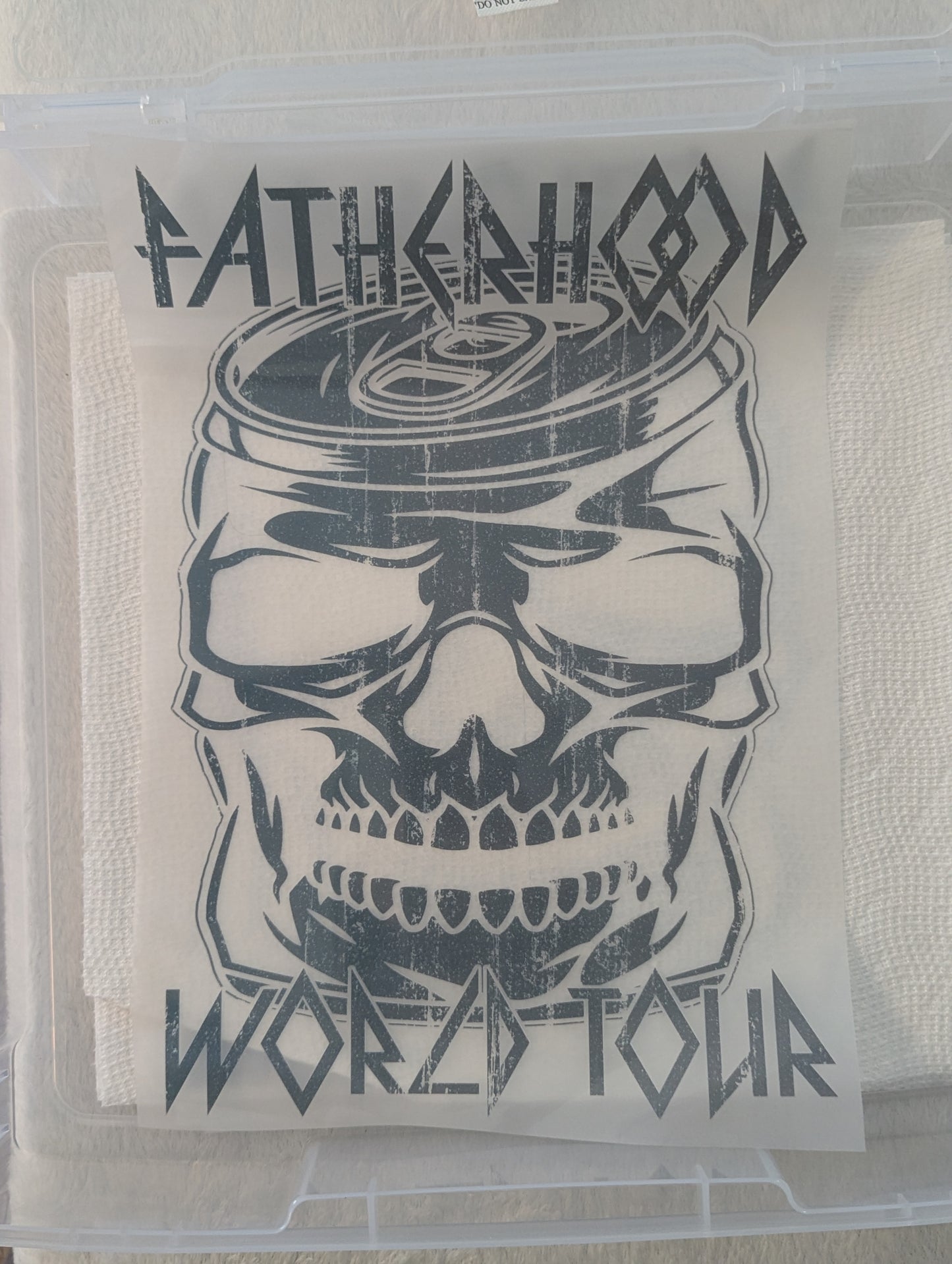 DTF - FATHERHOOD W/ MATCHING POCKET