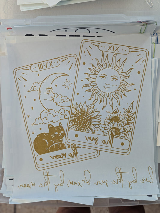SCREENPRINT - THE SUN & MOON
