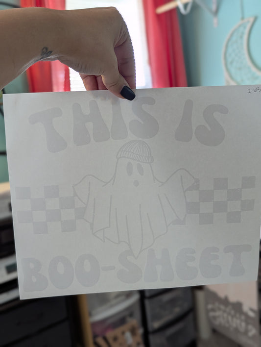 SCREENPRINT - THIS IS BOO SHEET