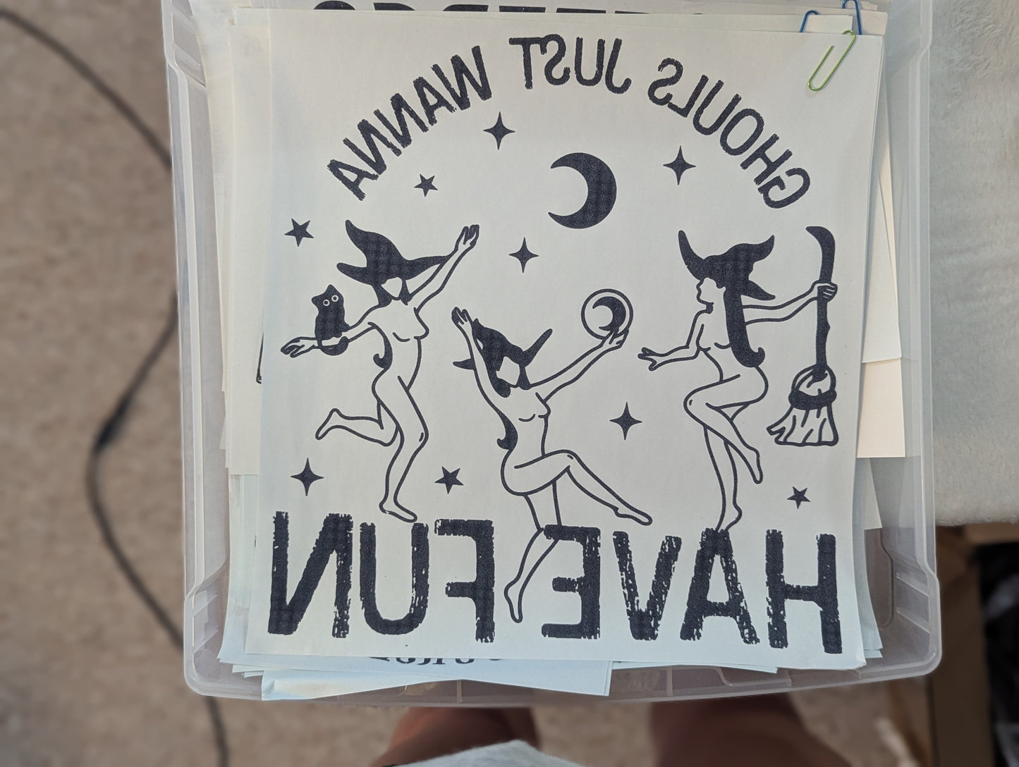 SCREENPRINT - HAVE FUN WITCHES