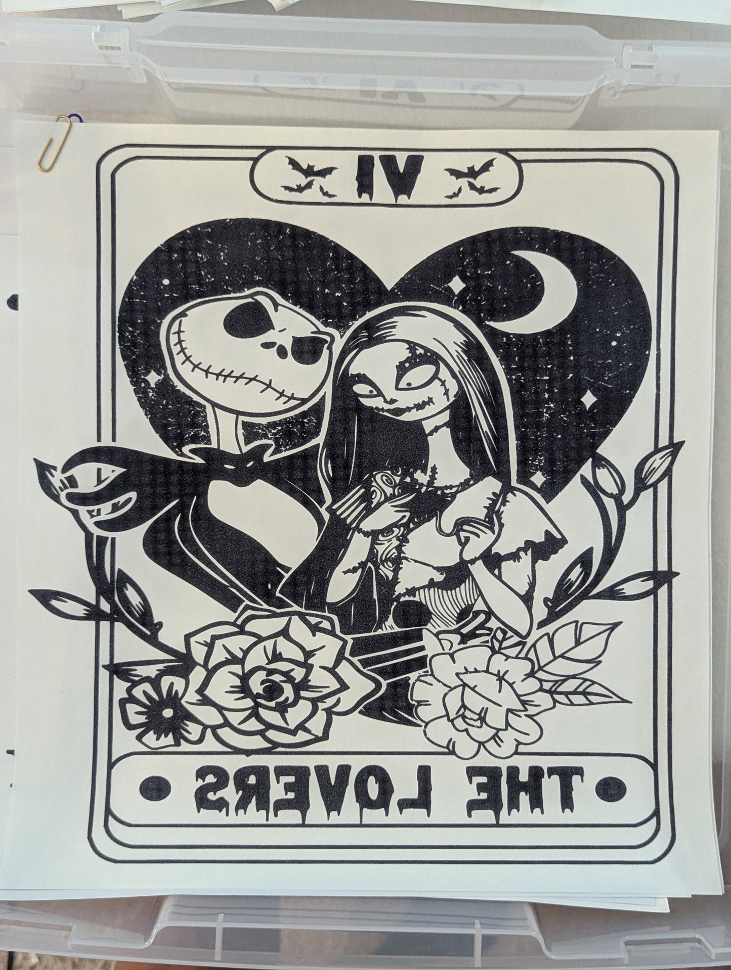 SCREENPRINT -  THE LOVERS