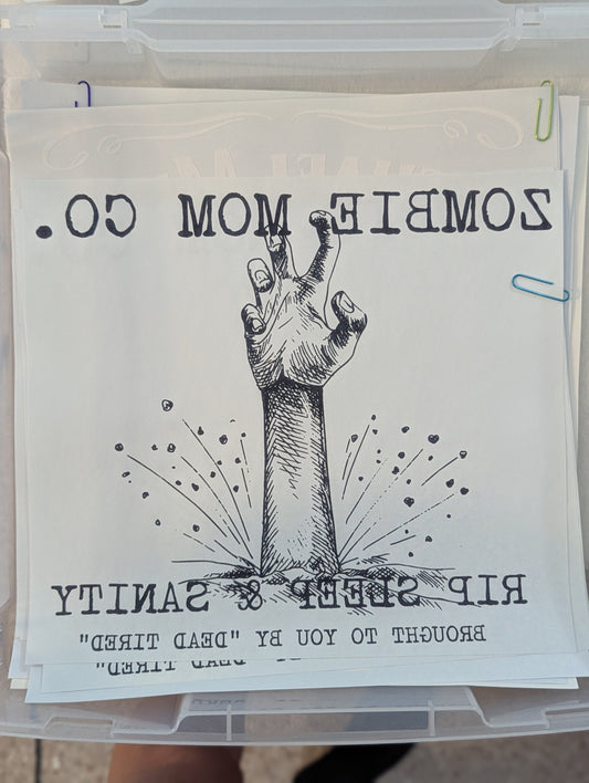 SCREENPRINT -  ZOMBIE MOM CO
