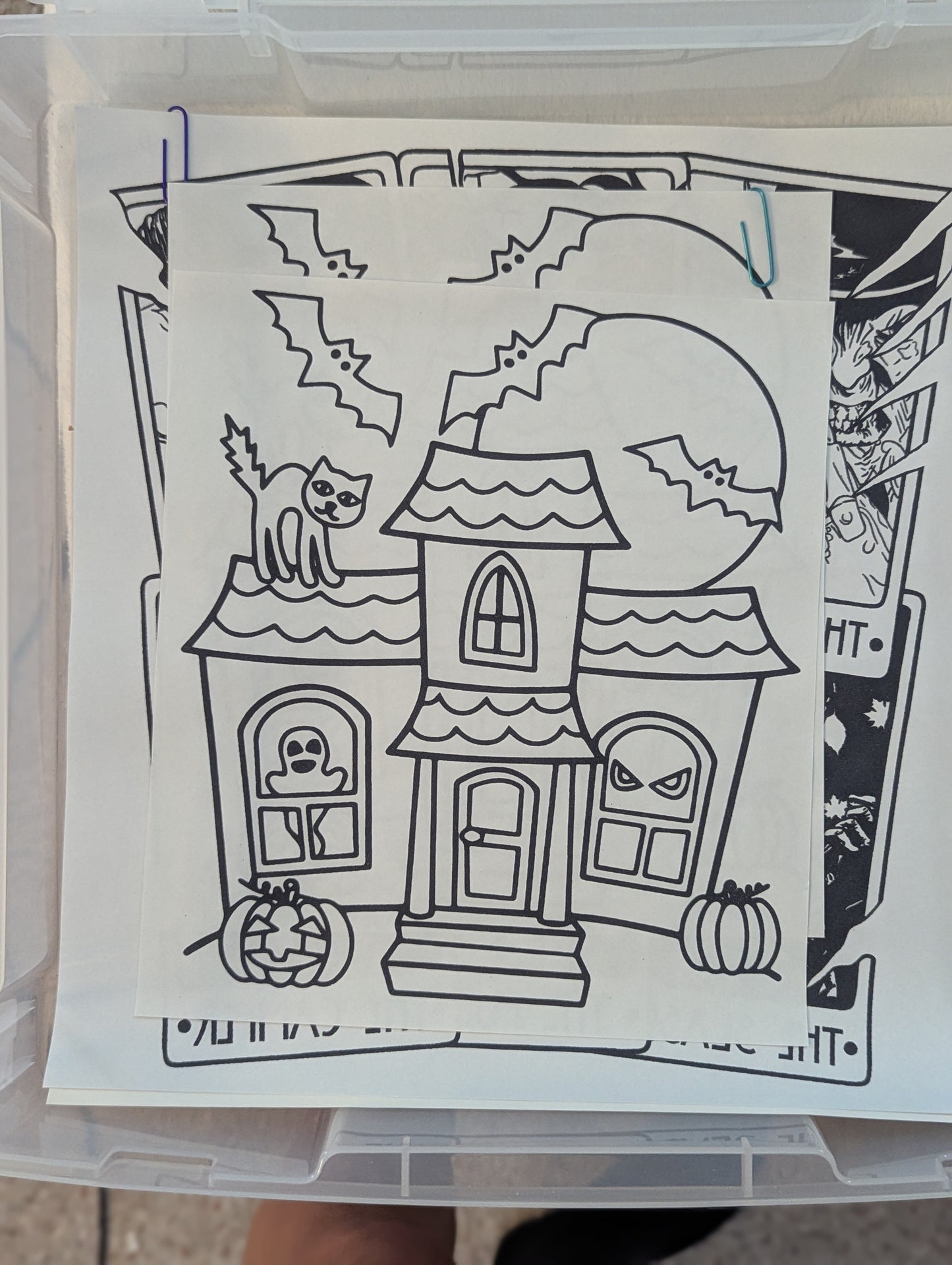 SCREENPRINT - HAUNTED HOUSE