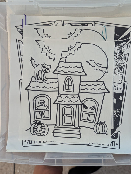 SCREENPRINT - HAUNTED HOUSE