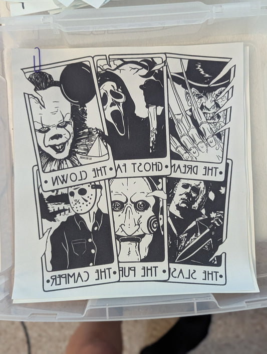 SCREENPRINT - SCARY CARDS