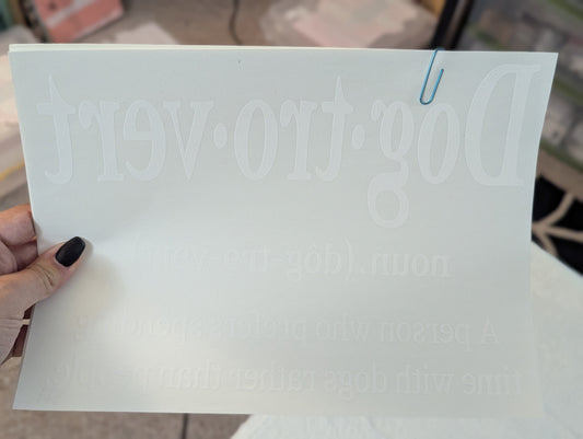 SCREENPRINT - DOGTROVERT