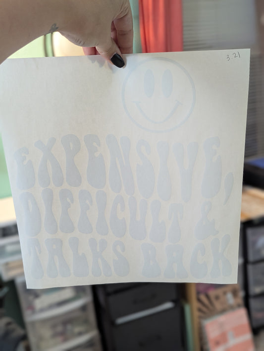 SCREENPRINT - EXPENSIVE, DIFFICULT W/ POCKET