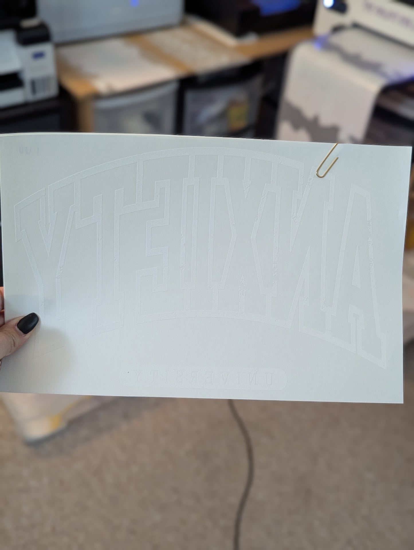 SCREENPRINT - ANXIETY