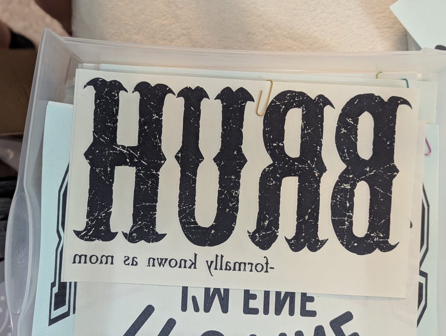 SCREENPRINT - BRUH