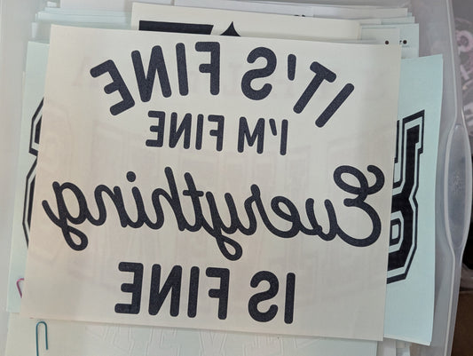 SCREENPRINT - IT'S FINE
