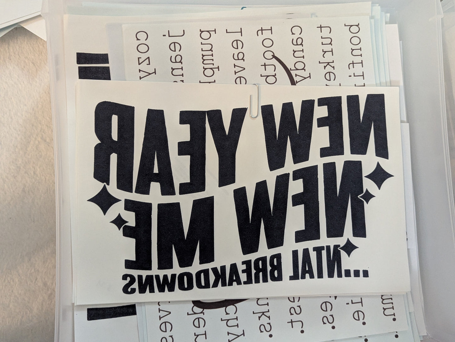 SCREENPRINT - NEW YEAR