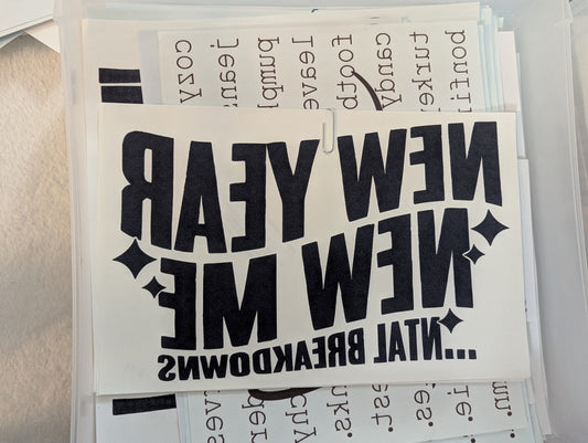 SCREENPRINT - NEW YEAR