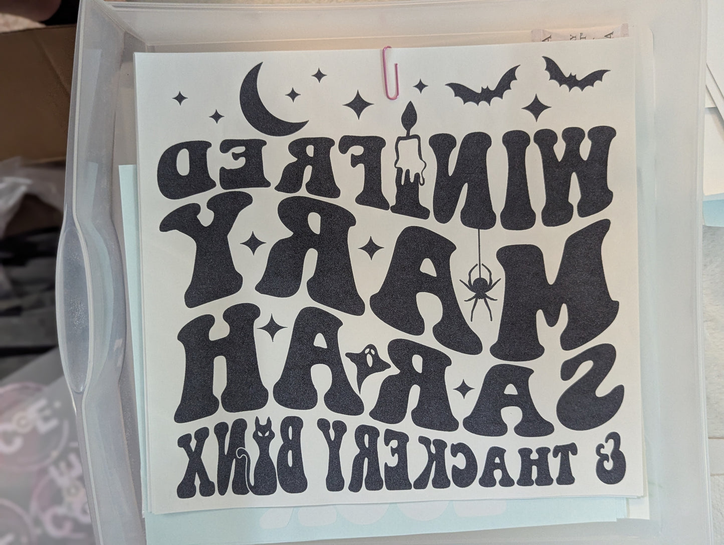 SCREENPRINT - HP SISTER NAMES