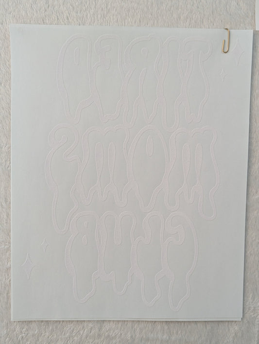 SCREENPRINT - TIRED MOMS CLUB
