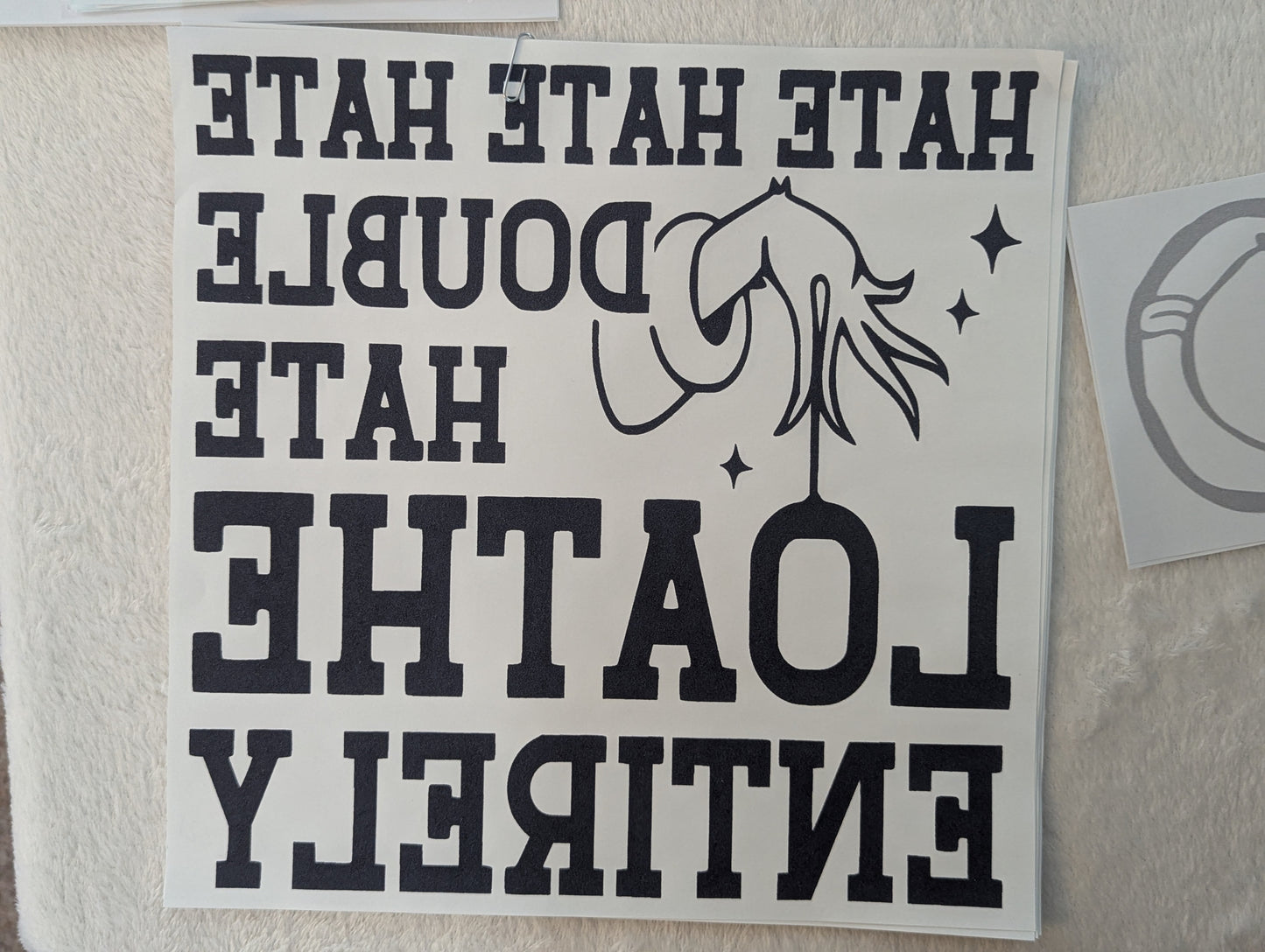SCREENPRINT - HATE HATE