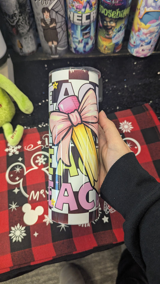 20oz TUMBLER TEACHER - CLEARANCE