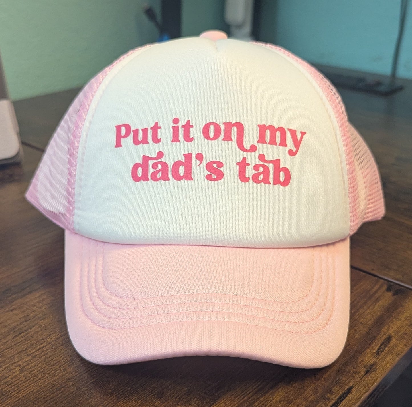 PUT IT ON MY DADS TAB - YOUTH TRUCKER HAT