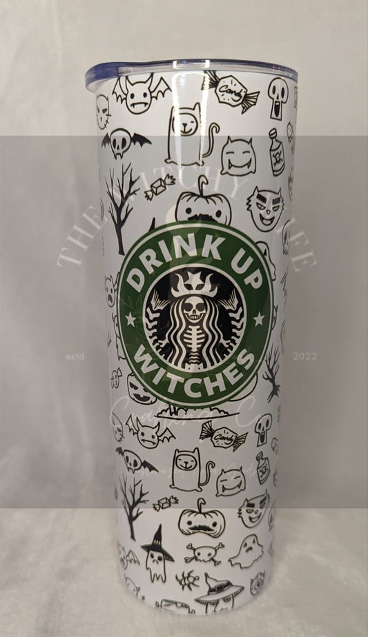 20oz TUMBLER - DRINK UP WITCHES