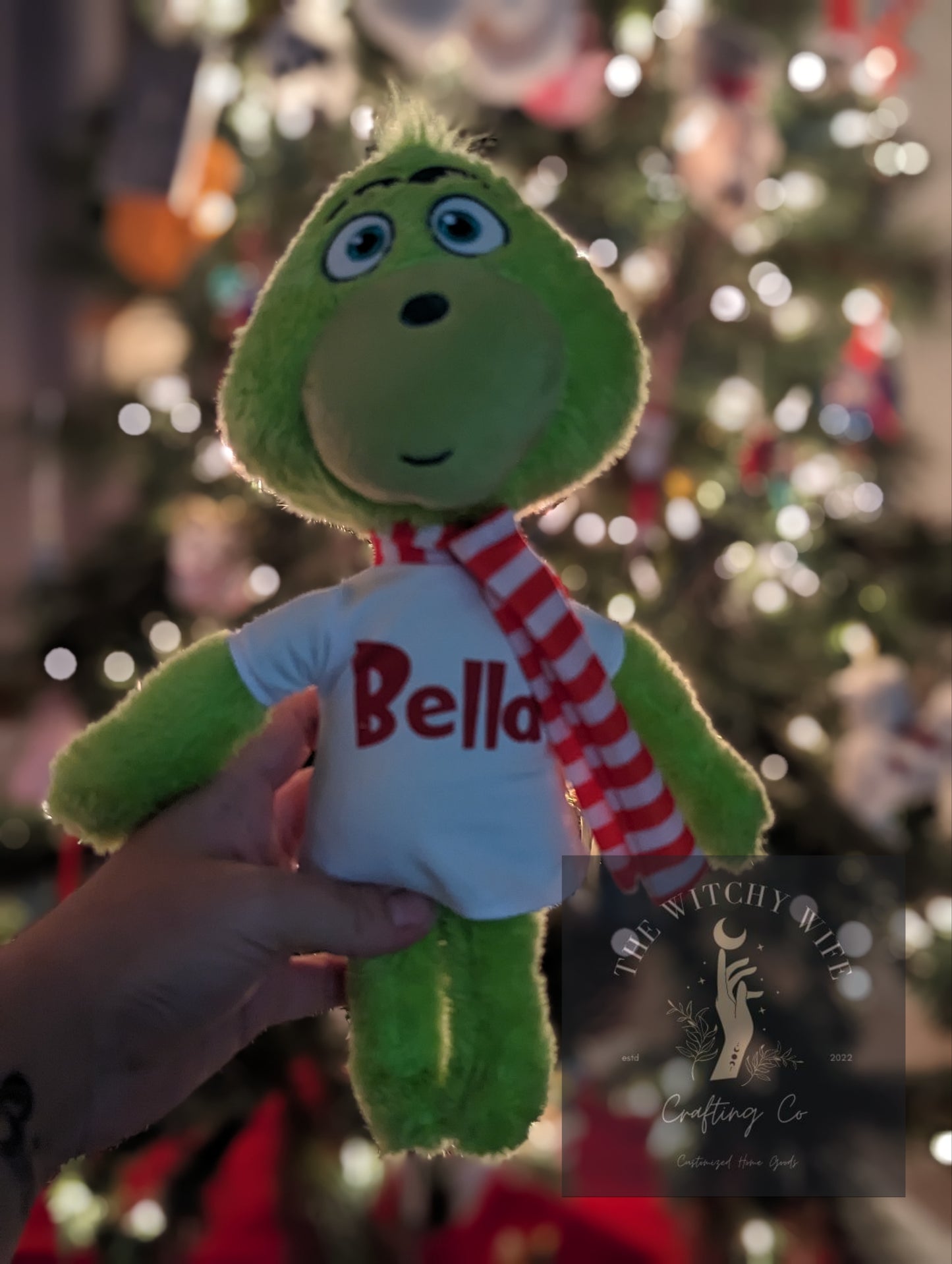PERSONALIZED GRINCH WITH SHIRT