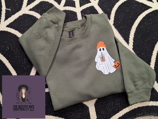 POCKET GHOST WITH COFFEE