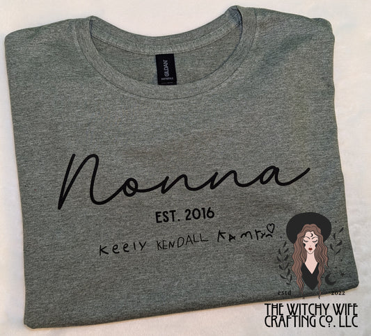 CUSTOM KID HANDWRITING SHIRTS