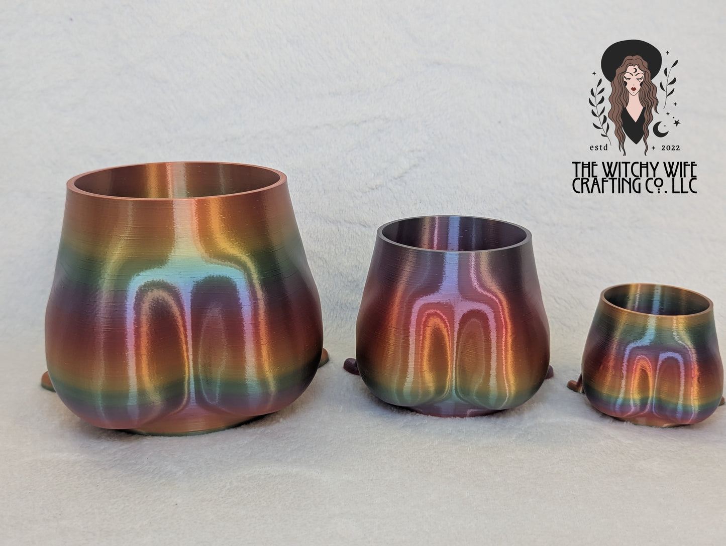 3D PRINTED BUTT PLANTERS
