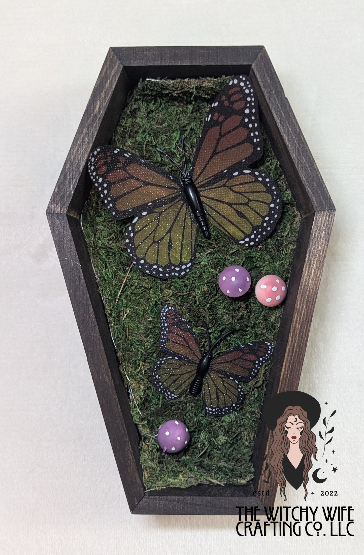 Mini garden coffin boxes