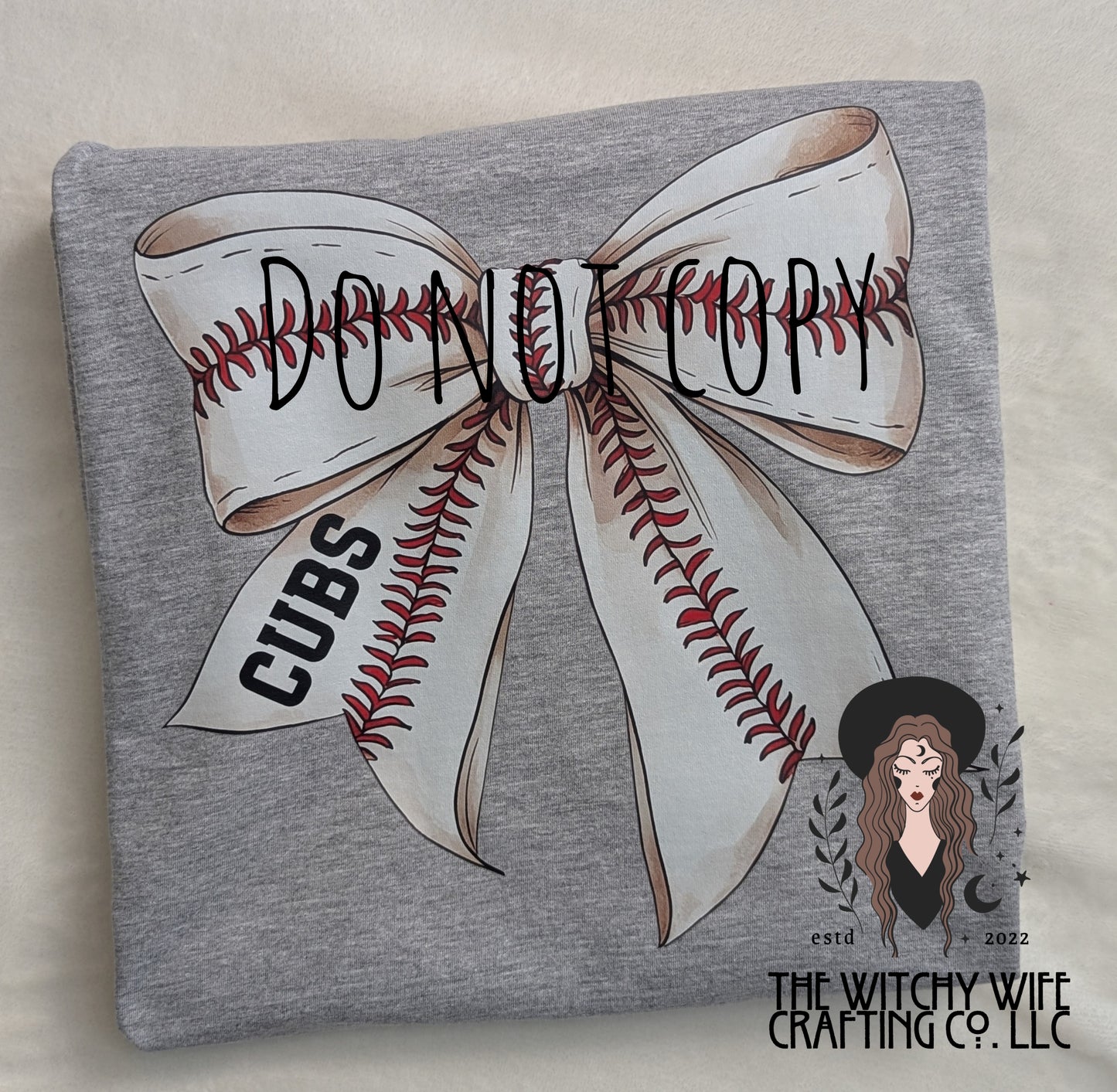 OVERSIZED BASEBALL BOW