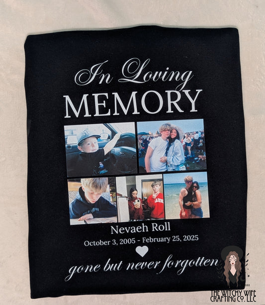 IN LOVING MEMORY CUSTOM SHIRT