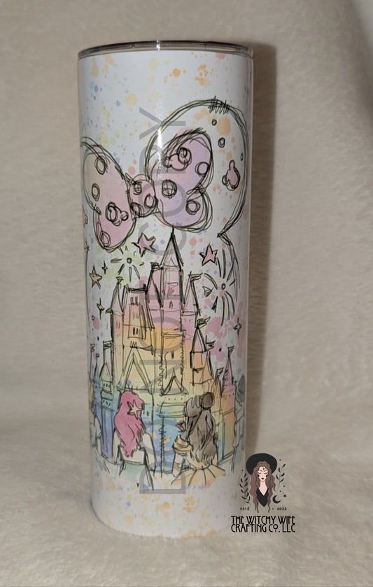 20oz TUMBLER - CASTLE & PRINCESSES