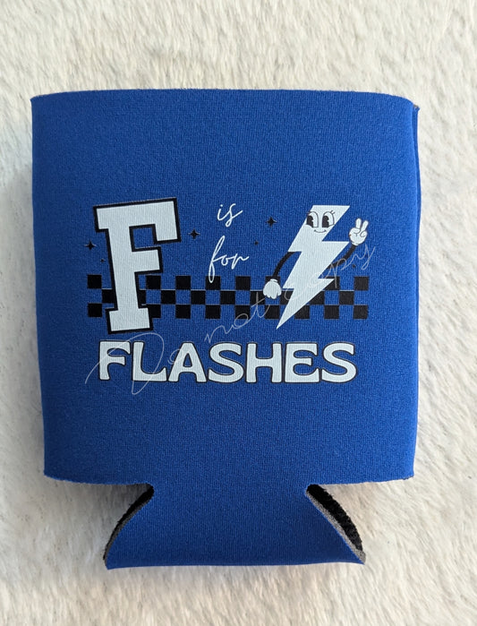F IS FOR FLASHES KOOZIE