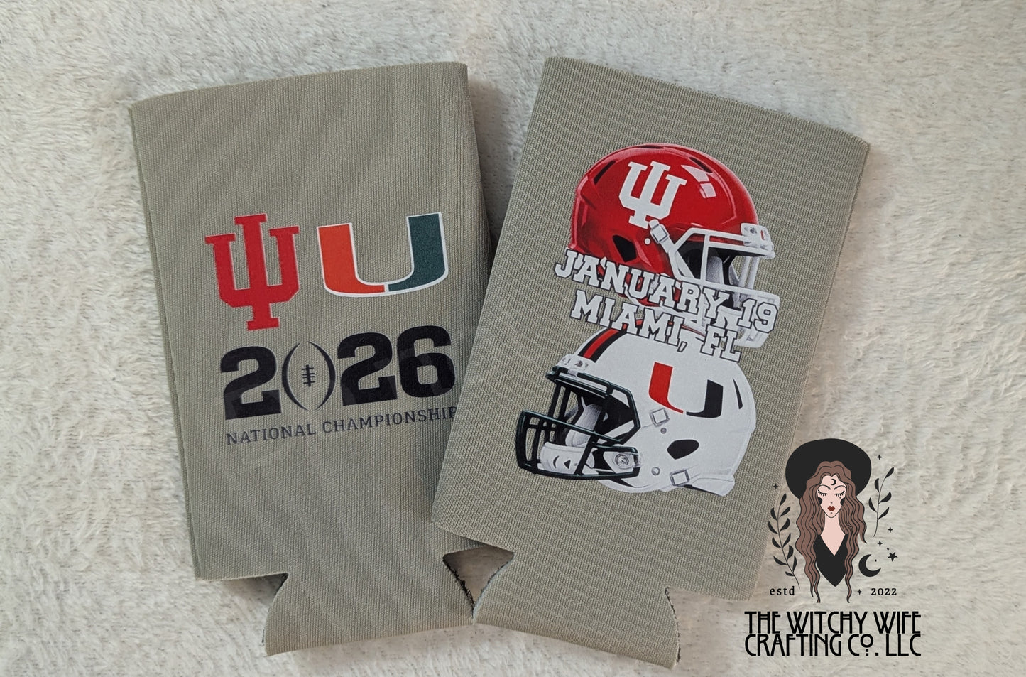 INDIANA CHAMPIONSHIP '26 SKINNY KOOZIE