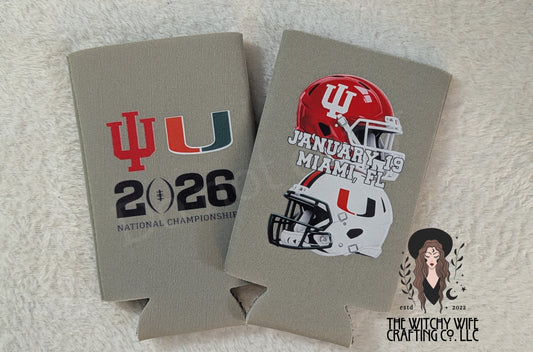 INDIANA CHAMPIONSHIP '26 SKINNY KOOZIE