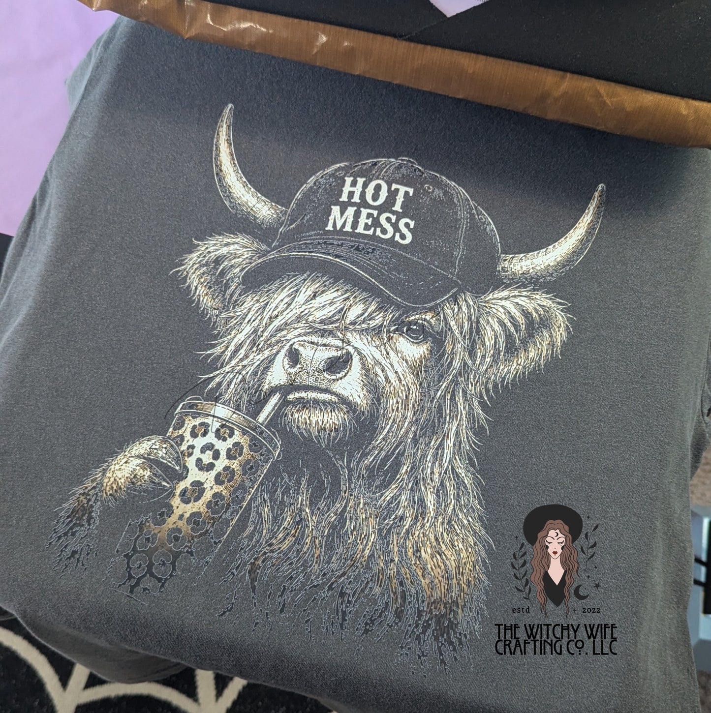 HOT MESS HIGHLAND COW